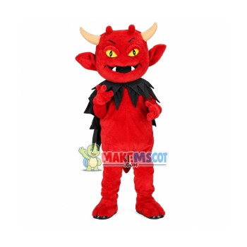 Red Devil Mascot Costume