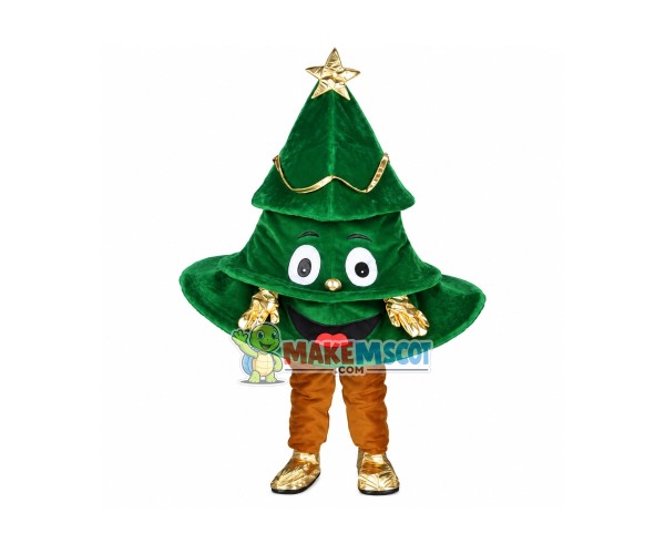 Lightweight Cartoon Christmas Tree Mascot Costume Lightweight Cartoon Christmas Tree Mascot Costume