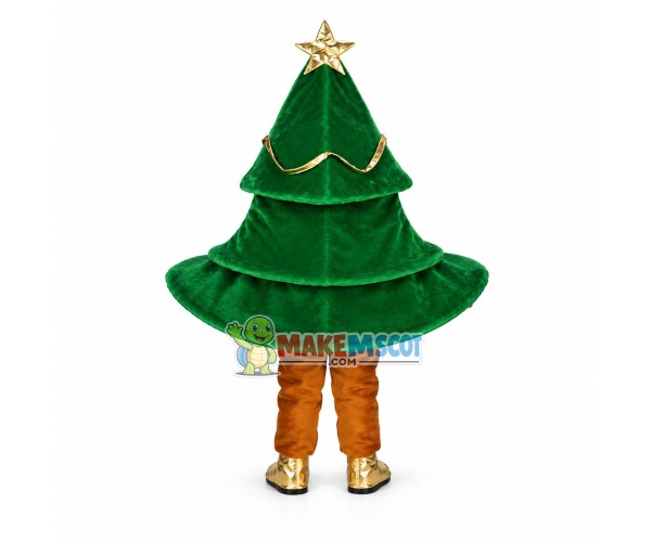 Lightweight Cartoon Christmas Tree Mascot Costume