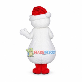 Adorable Christmas Snowman Mascot Costume Adorable Christmas Snowman Mascot Costume