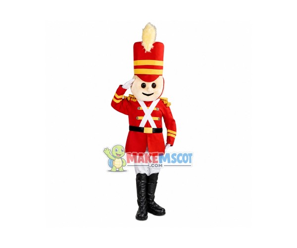 Lead Soldier Mascot Costume Lead Soldier Mascot Costume