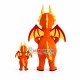 Fiery Dragon Mascot Costume Fiery Dragon Mascot Costume