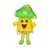 Adult Cartoon Green Mushroom Mascot Costume 