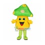 Adult Cartoon Green Mushroom Mascot Costume 