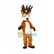 Rudolph the Red-Nosed Reindeer Mascot Costume Rudolph the Red-Nosed Reindeer Mascot Costume