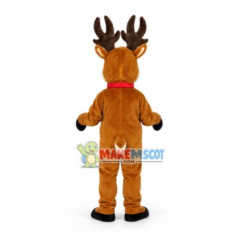 Rudolph the Red-Nosed Reindeer Mascot Costume Rudolph the Red-Nosed Reindeer Mascot Costume