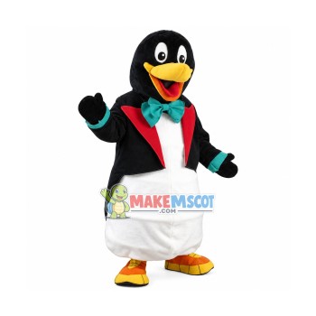 Gentleman Penguin Mascot Costume