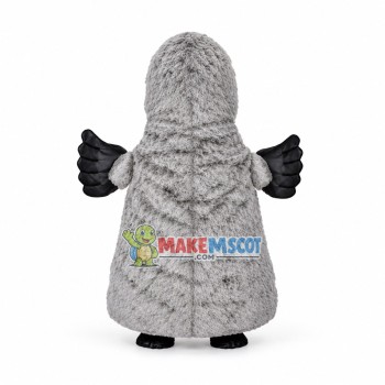Grey Walrus Mascot Costume 