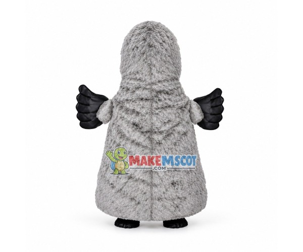 Grey Walrus Mascot Costume 