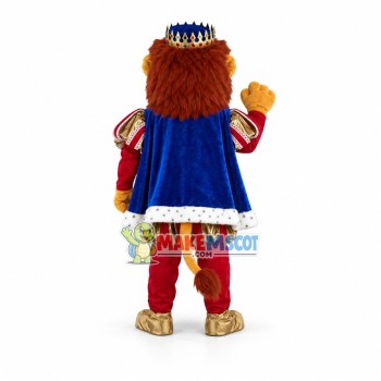 King Lion Mascot Costume King Lion Mascot Costume