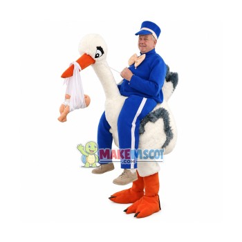 Carry Me Ride On Stork Costume Animal Funny Pants Novelty Carry Me Ride On Stork Costume Animal Funny Pants Novelty