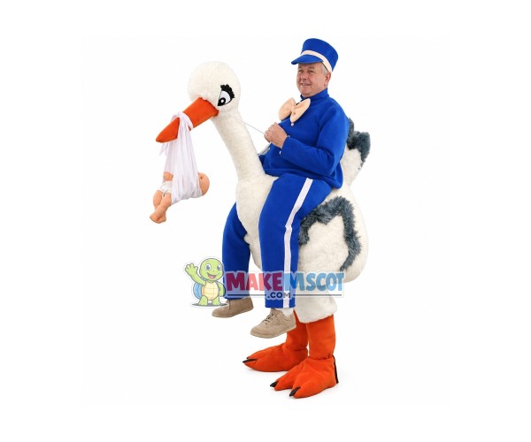 Carry Me Ride On Stork Costume Animal Funny Pants Novelty Carry Me Ride On Stork Costume Animal Funny Pants Novelty