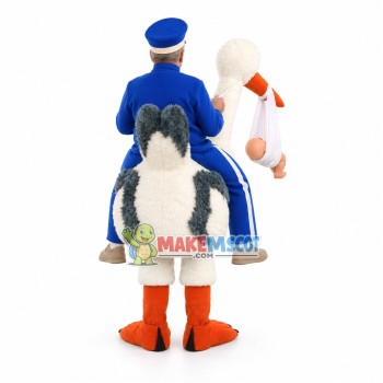 Carry Me Ride On Stork Costume Animal Funny Pants Novelty Carry Me Ride On Stork Costume Animal Funny Pants Novelty