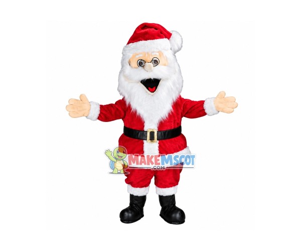 Laughing Santa Claus Mascot Costume