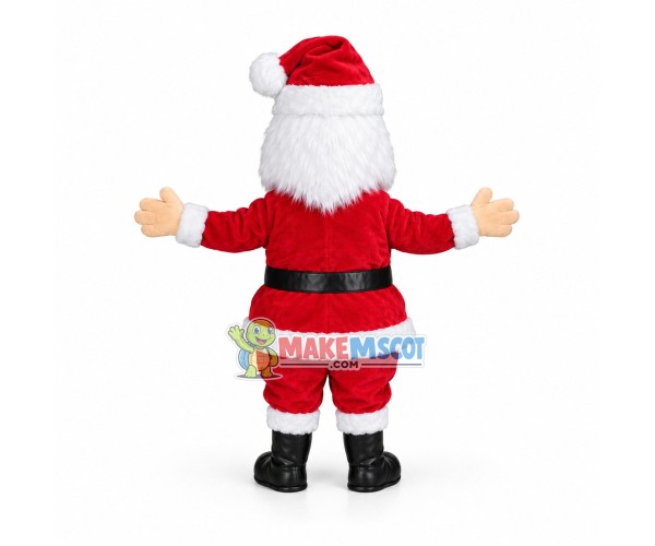Laughing Santa Claus Mascot Costume Laughing Santa Claus Mascot Costume