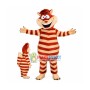 Mischievous Brown Cheshire Cat Mascot Costume	