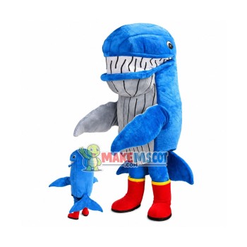 Deluxe Blue Whale Lightweight Mascot Costume Deluxe Blue Whale Lightweight Mascot Costume