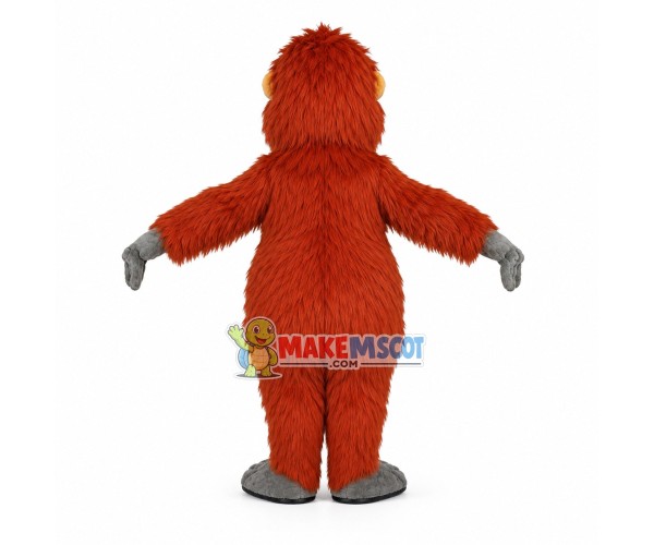 Orangutan Long Fur Mascot Costume Orangutan Long Fur Mascot Costume