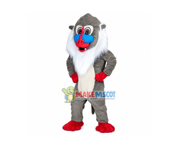 Mandrill Mascot Costume Mandrill Mascot Costume