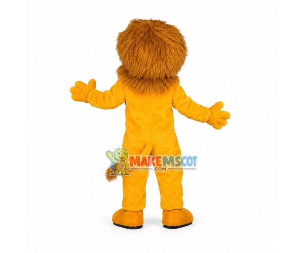 Lovely Yellow Lion Mascot Costume Lovely Yellow Lion Mascot Costume