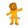 Lovely Yellow Lion Mascot Costume