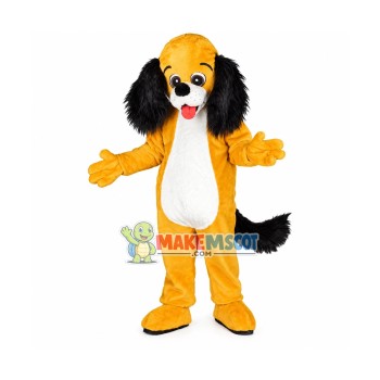 Lovely Yellow Dog Mascot Costume Lovely Yellow Dog Mascot Costume