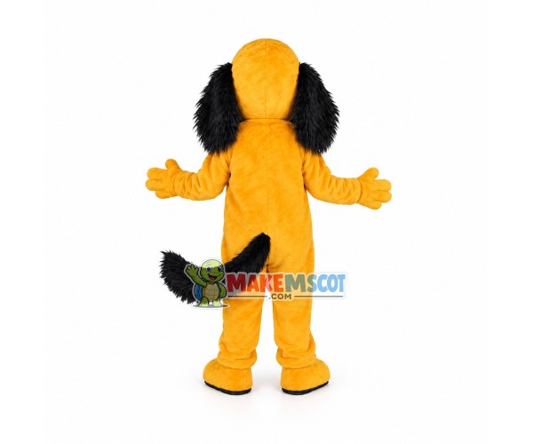 Lovely Yellow Dog Mascot Costume Lovely Yellow Dog Mascot Costume