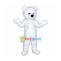 Adorable White Bear Mascot Costume