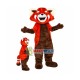 Lovely Red & Brown Raccoon Mascot Costume Lovely Red & Brown Raccoon Mascot Costume
