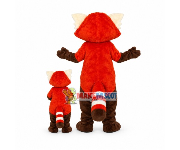 Lovely Red & Brown Raccoon Mascot Costume Lovely Red & Brown Raccoon Mascot Costume