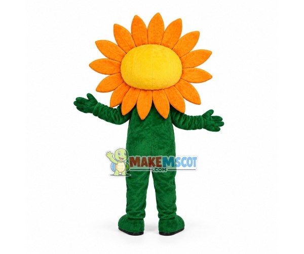 Cartoon Sunflower Man Mascot Costume Cartoon Sunflower Man Mascot Costume
