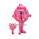 Deluxe Cartoon Pink Polka Dot Teapot Mascot Costume Deluxe Cartoon Pink Polka Dot Teapot Mascot Costume
