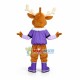 Lovely Red-Nosed Reindeer Mascot Costume Fancy Dress Outfit Lovely Red-Nosed Reindeer Mascot Costume Fancy Dress Outfit