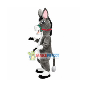 Lovely Grey Donkey Mascot Costume 