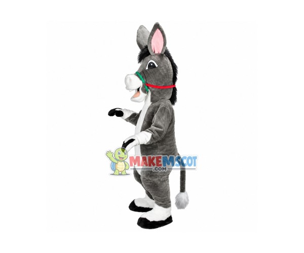 Lovely Grey Donkey Mascot Costume Lovely Grey Donkey Mascot Costume