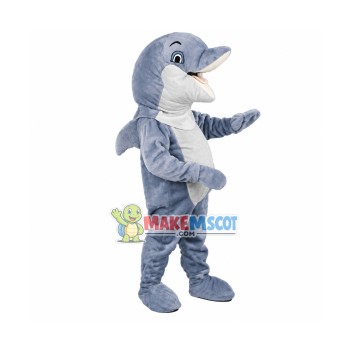 Lovely Grey Dolphin Mascot Costume Lovely Grey Dolphin Mascot Costume