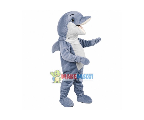 Lovely Grey Dolphin Mascot Costume Lovely Grey Dolphin Mascot Costume