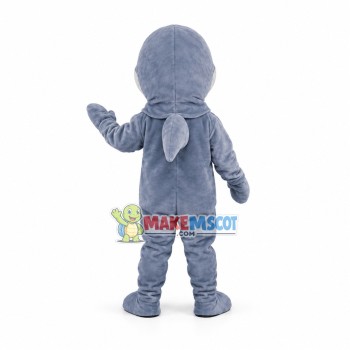 Lovely Grey Dolphin Mascot Costume Lovely Grey Dolphin Mascot Costume
