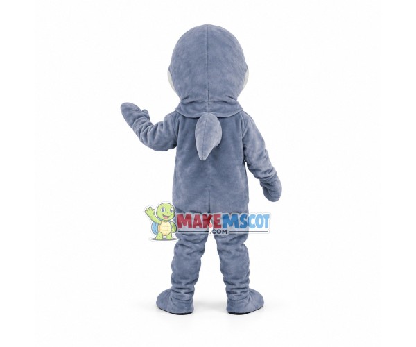 Lovely Grey Dolphin Mascot Costume Lovely Grey Dolphin Mascot Costume