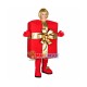 Red Present Box Mascot Costume Red Present Box Mascot Costume