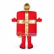 Red Present Box Mascot Costume Red Present Box Mascot Costume
