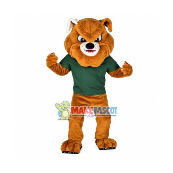 Fierce Bulldog Mascot Costume Fierce Bulldog Mascot Costume