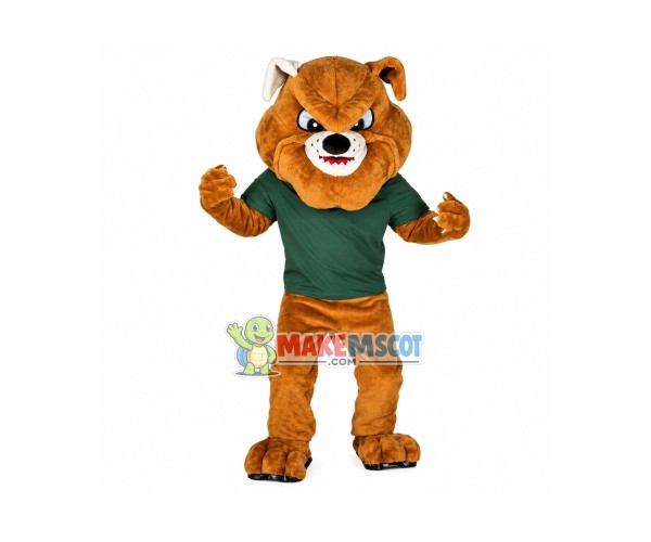 Fierce Bulldog Mascot Costume Fierce Bulldog Mascot Costume