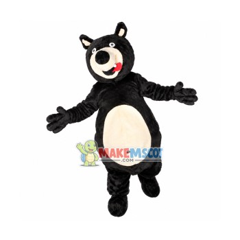 Lovely Black Bear Mascot Costume