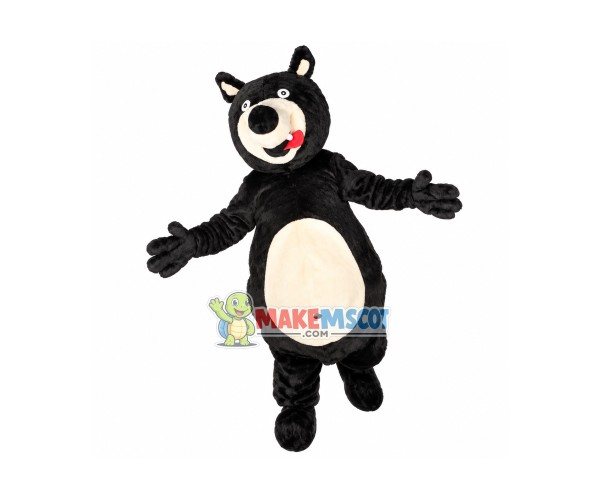 Lovely Black Bear Mascot Costume Lovely Black Bear Mascot Costume
