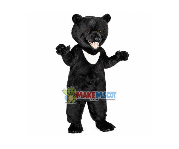 Howling Asiatic Black Bear Mascot Costume Howling Asiatic Black Bear Mascot Costume