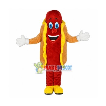 Hot dog Man Mascot Costume Hot dog Man Mascot Costume