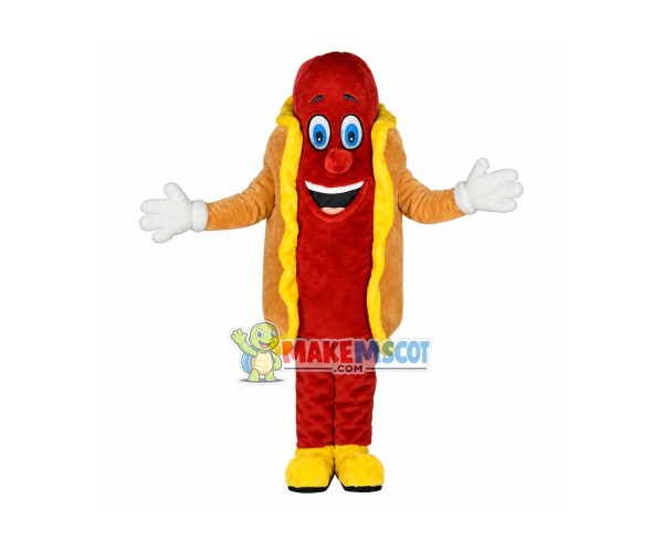 Hot dog Man Mascot Costume Hot dog Man Mascot Costume