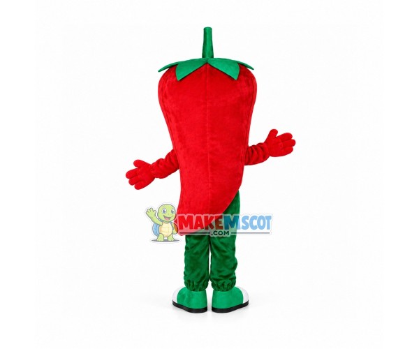 Mischievous Cartoon Chili Pepper Mascot Costume Mischievous Cartoon Chili Pepper Mascot Costume