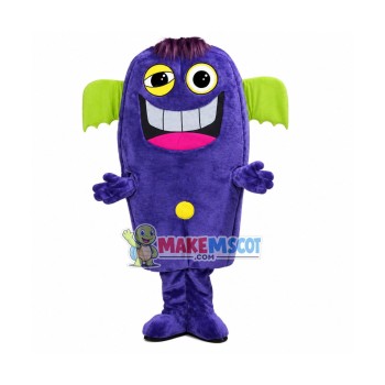 Violetta the Purple Monster Mascot Costume Violetta the Purple Monster Mascot Costume